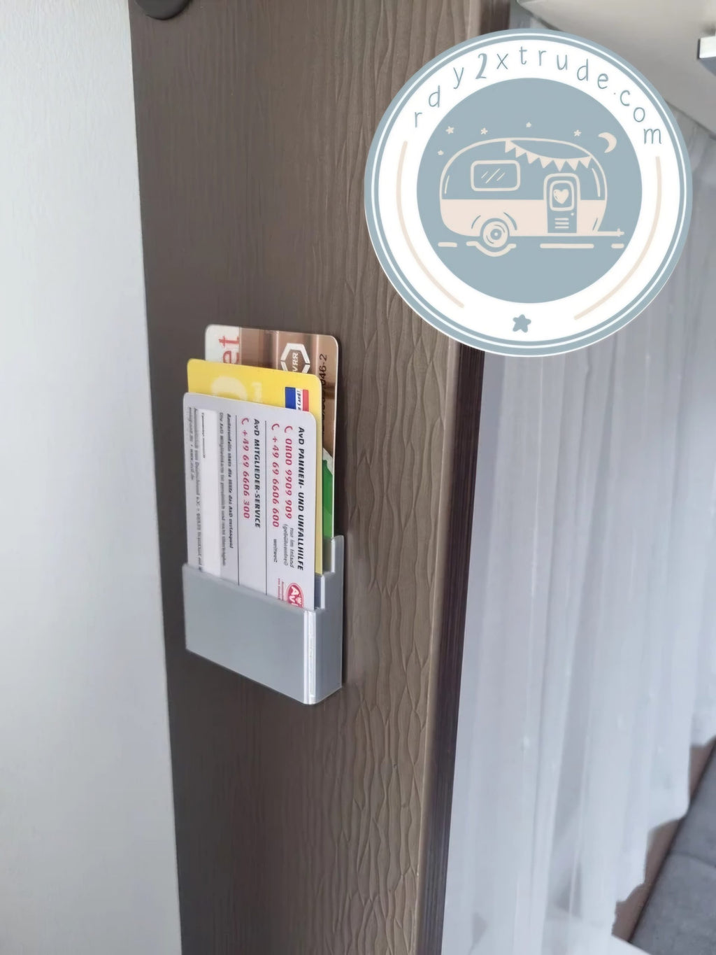 Camping Keycard Halterung für bis zu 3 Karten im Scheckkartenformat