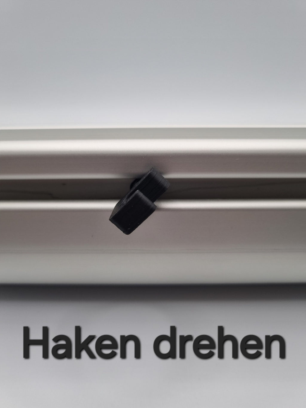 10'er Set Einsteckhaken für WIGO-Welle - Dachstangenführung -schwarz