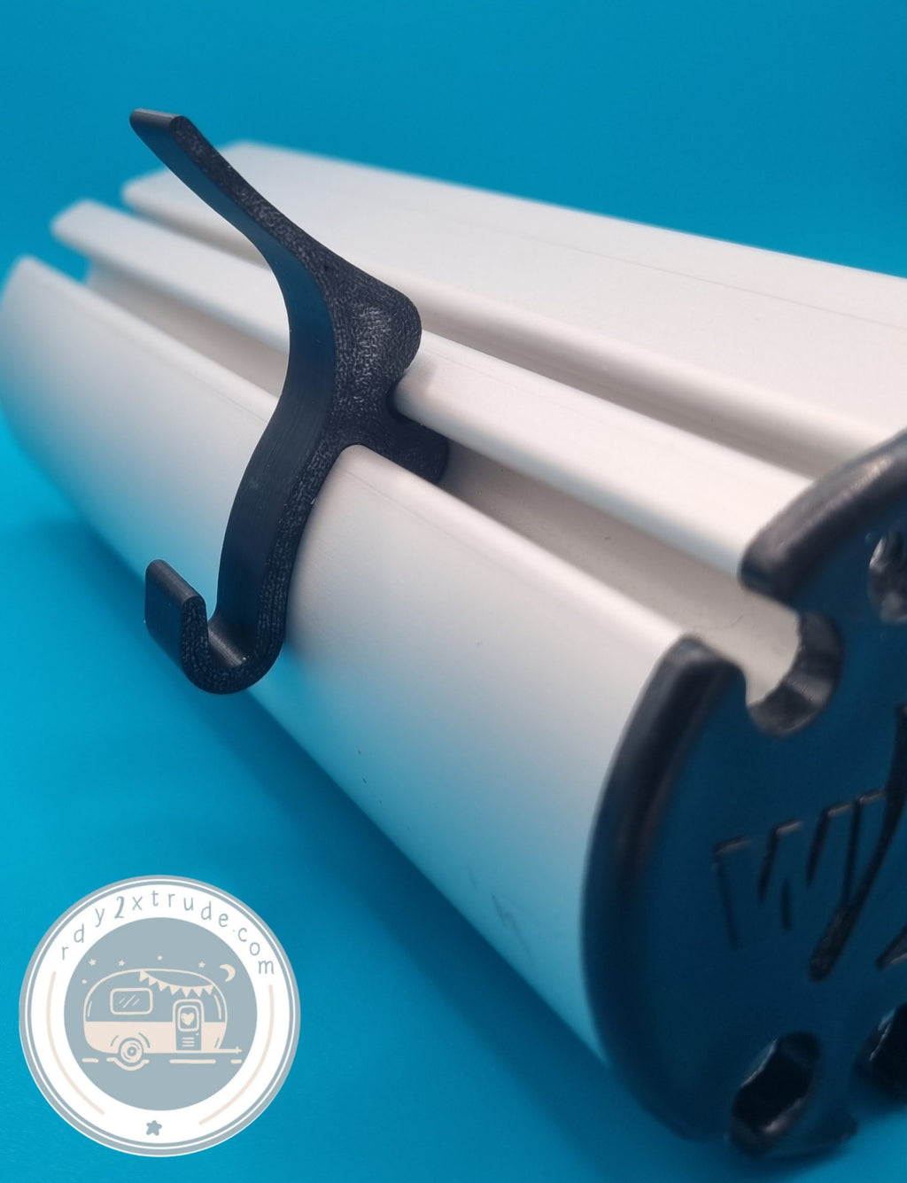 Haken zum Einschieben in die WIGO-Welle außen mit Regenrinnenfunktion - 10'er Set