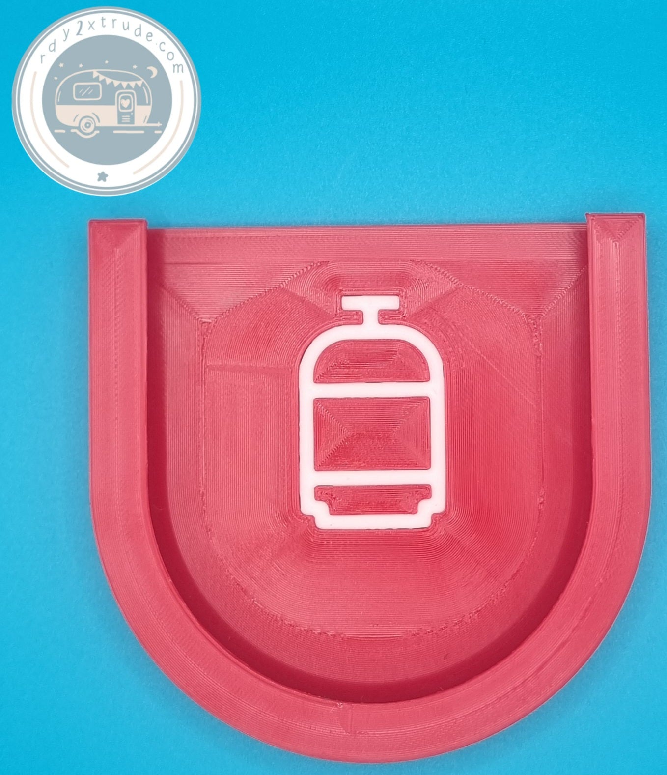 Gasflaschenkappenhalterung V2, versch. Farben