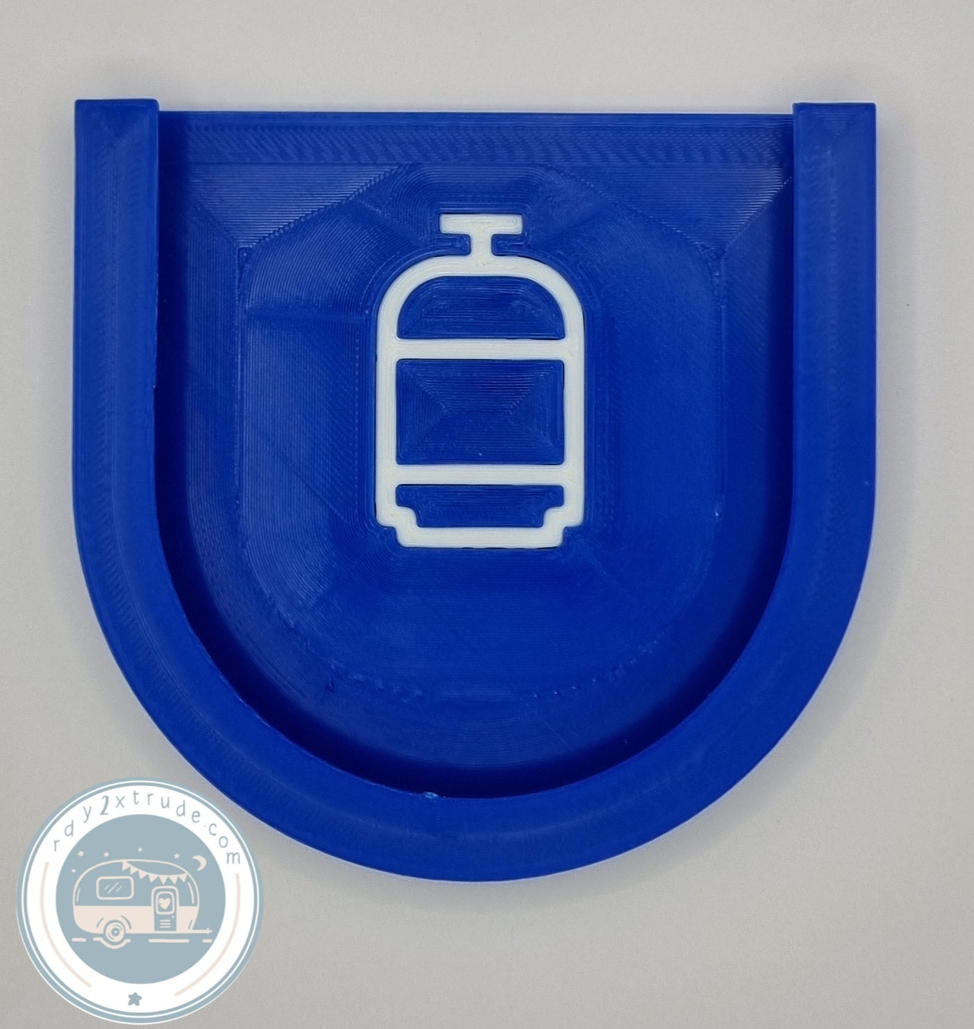 Gasflaschenkappenhalterung V2, versch. Farben