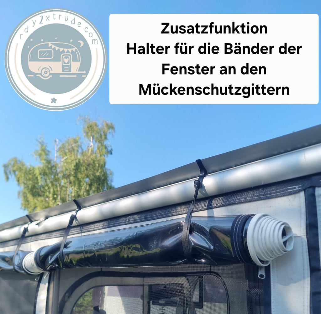 Haken zum Einschieben in die WIGO-Welle außen mit Regenrinnenfunktion - 10'er Set