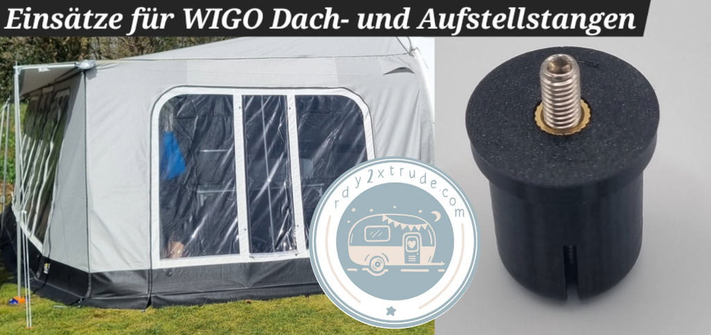 Einsatz für WIGO Aufstell-/Dachstangen Fixiersystem – Sets